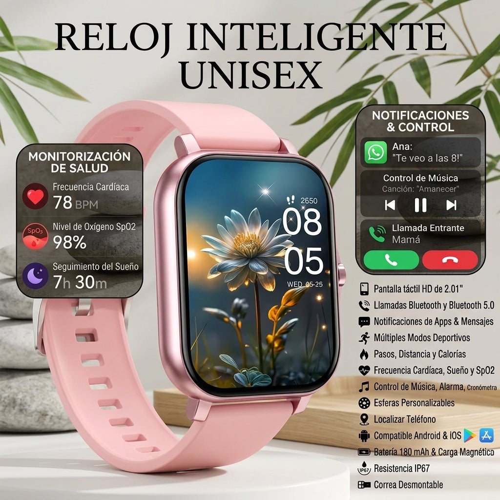 Smartwatch Deportivo Unisex